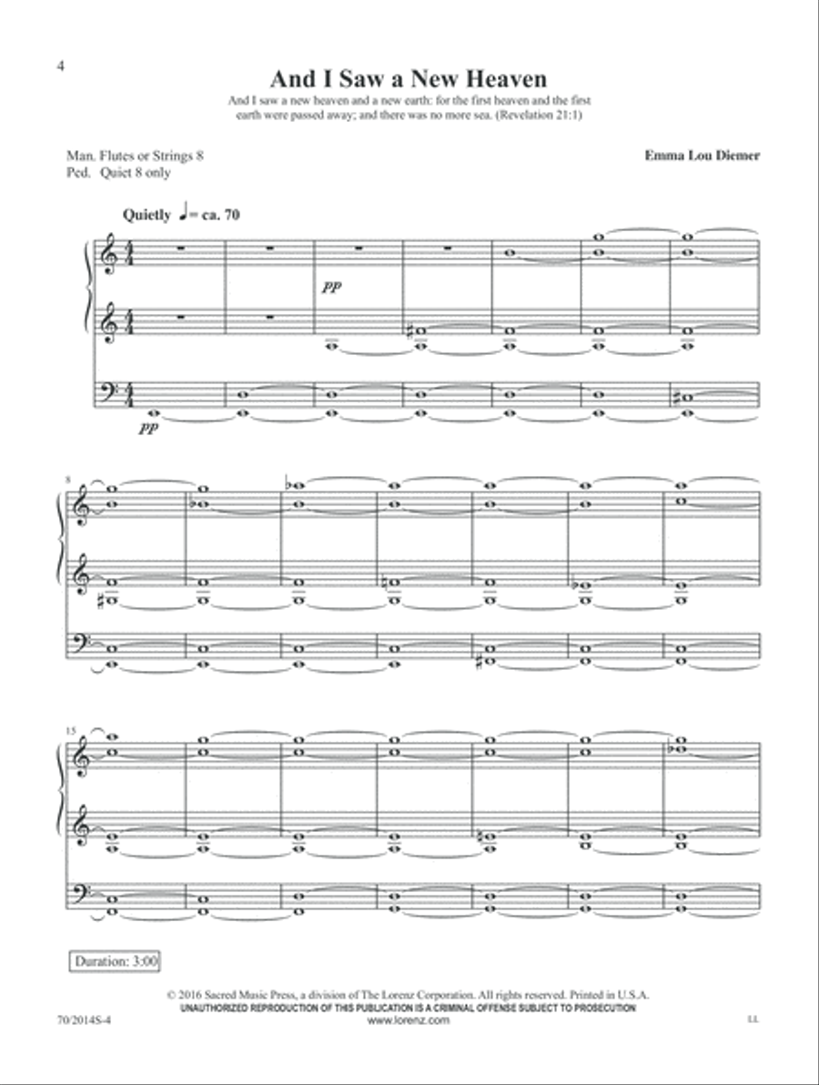 Visions from Scripture Organ scores gallery preview page 4