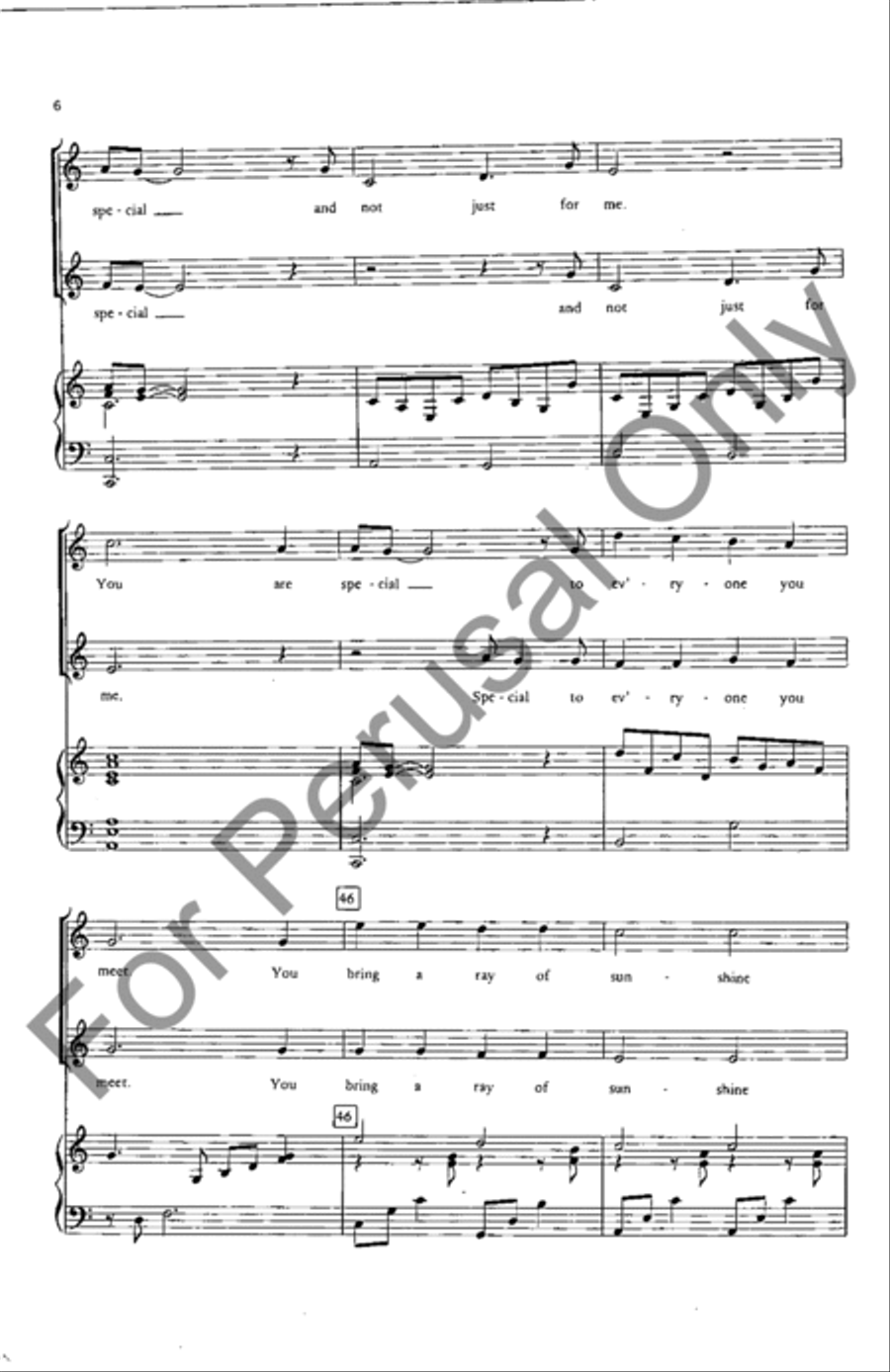You Are Special SA scores gallery preview page 6