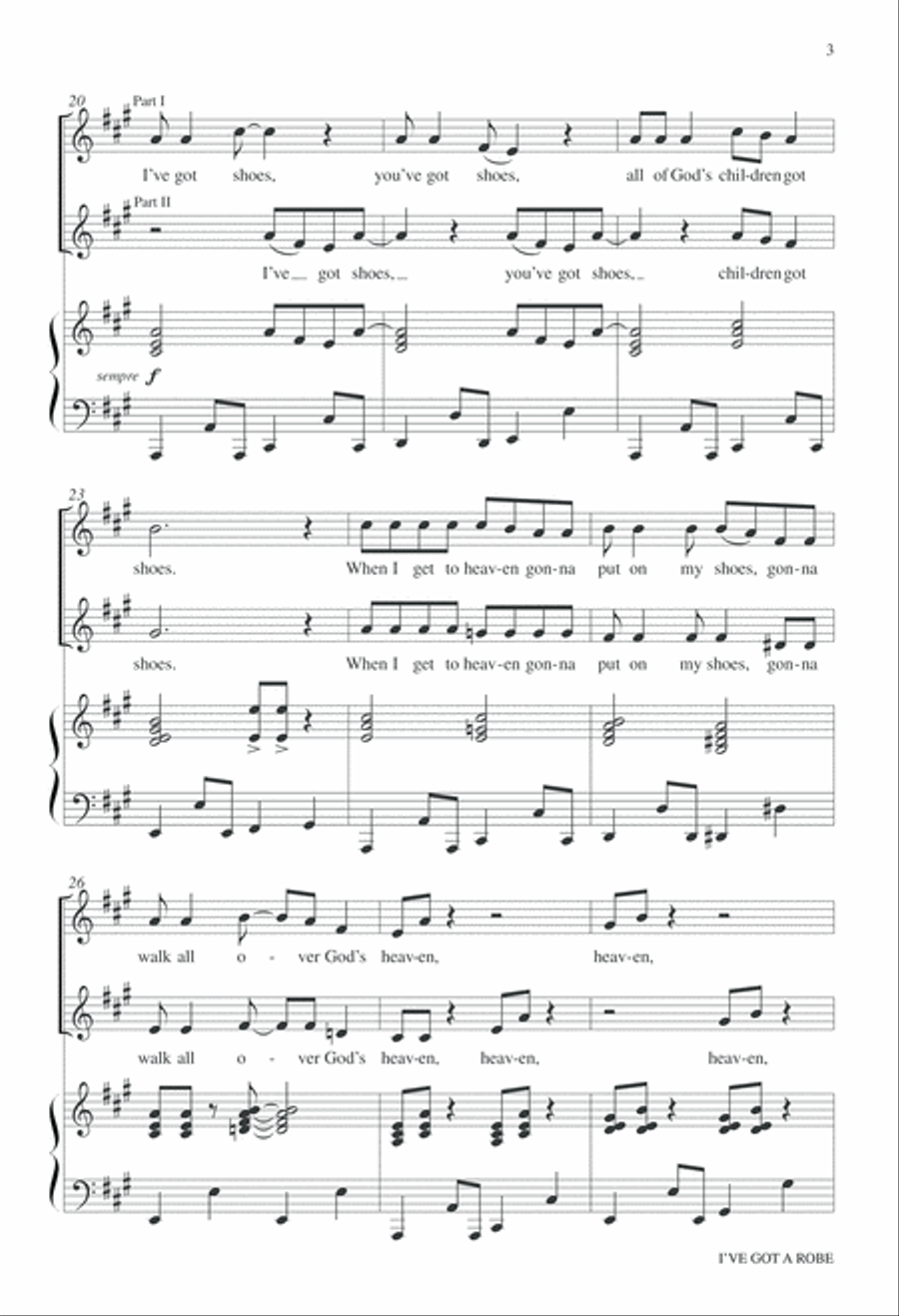 I've Got a Robe I've Got a Robe 2-Part scores gallery preview page 4