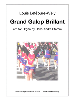 Book cover for Grand Galop Brillant for organ by Louis Lefébure-Wély