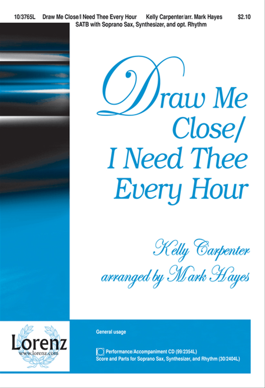 Draw Me Close/I Need Thee Every Hour 4-Part scores gallery preview page 1