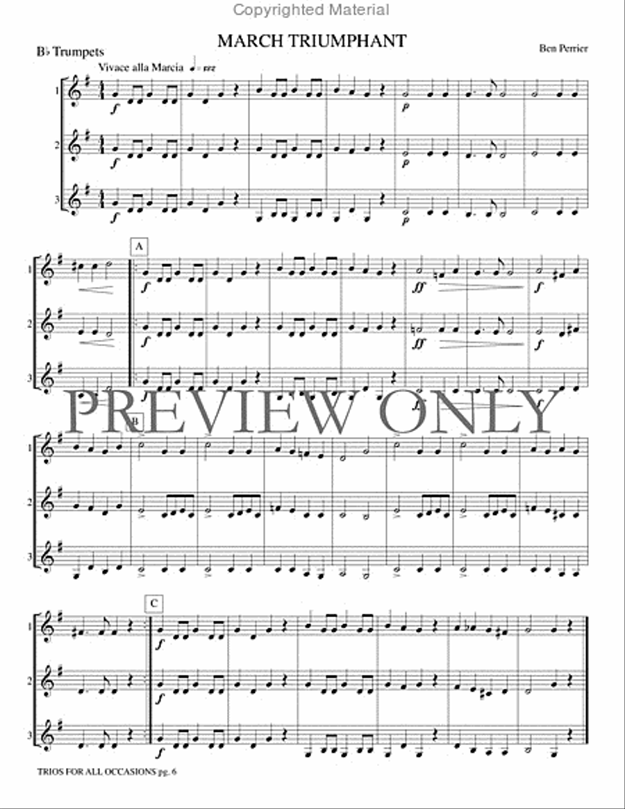 Trios for All Occasions Small Ensemble scores gallery preview page 7
