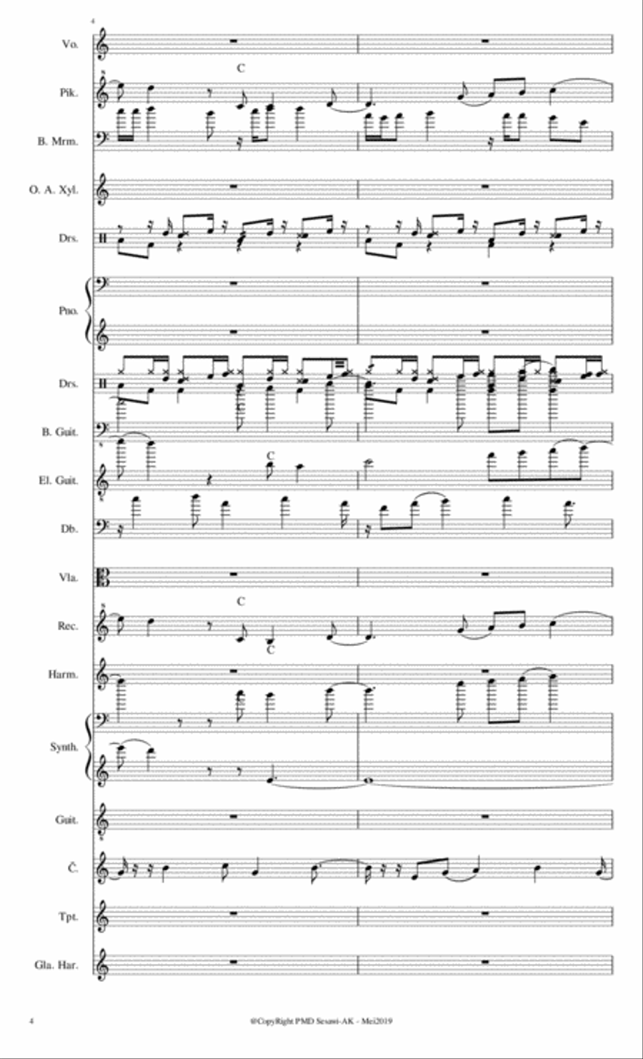 ENDURING OUR LIVE (Tutorial) Large Ensemble scores gallery preview page 4