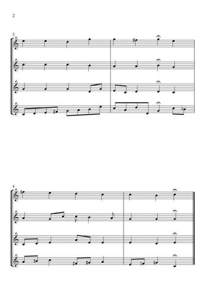 Bach's Choral - "Herr Jesu Christ, dich zu uns wend'" (Clarinet Quartet) image number null