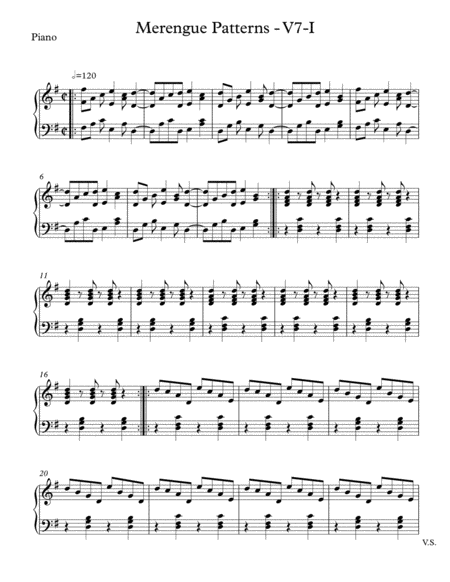 Merengue Patterns for Piano image number null