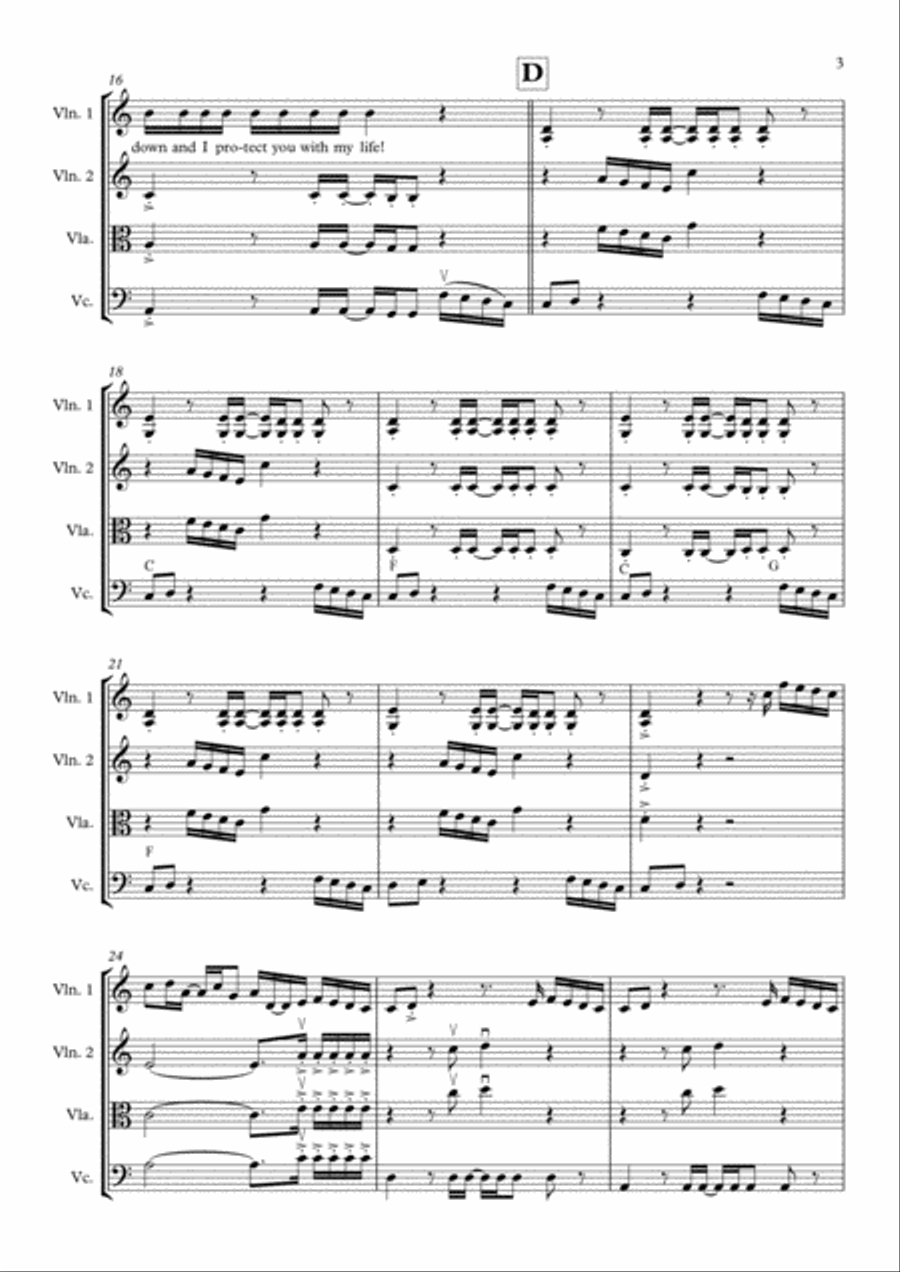End Game End Game String Quartet scores gallery preview page 3