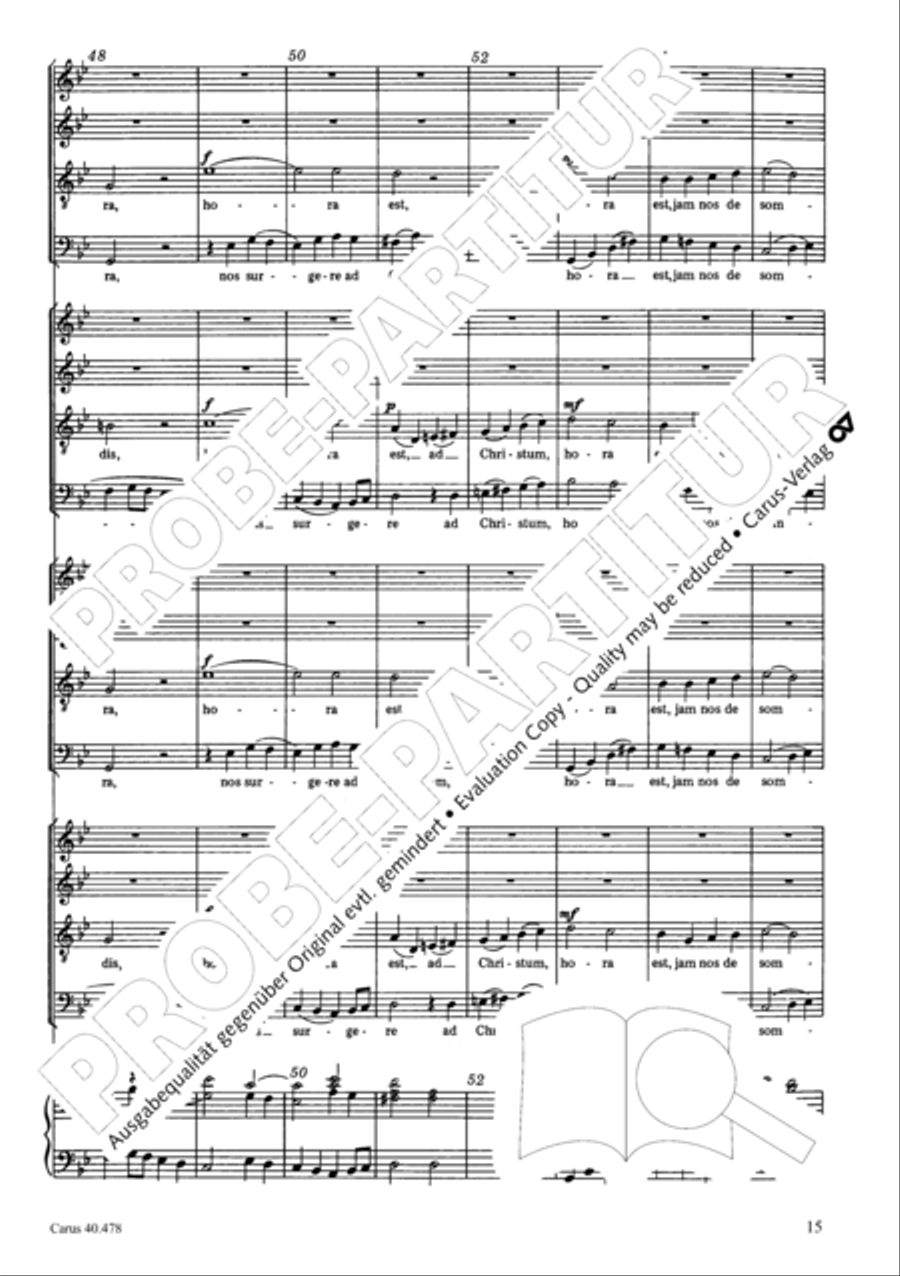 Hora est 4-Part scores gallery preview page 16
