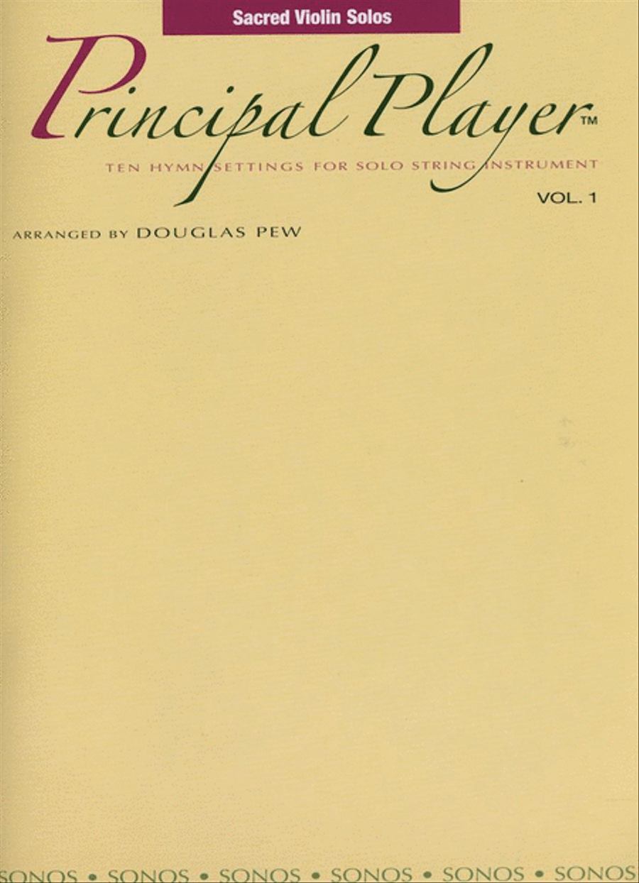 Principal Player - Vol. 1 - Violin Violin Solo scores gallery preview page 1