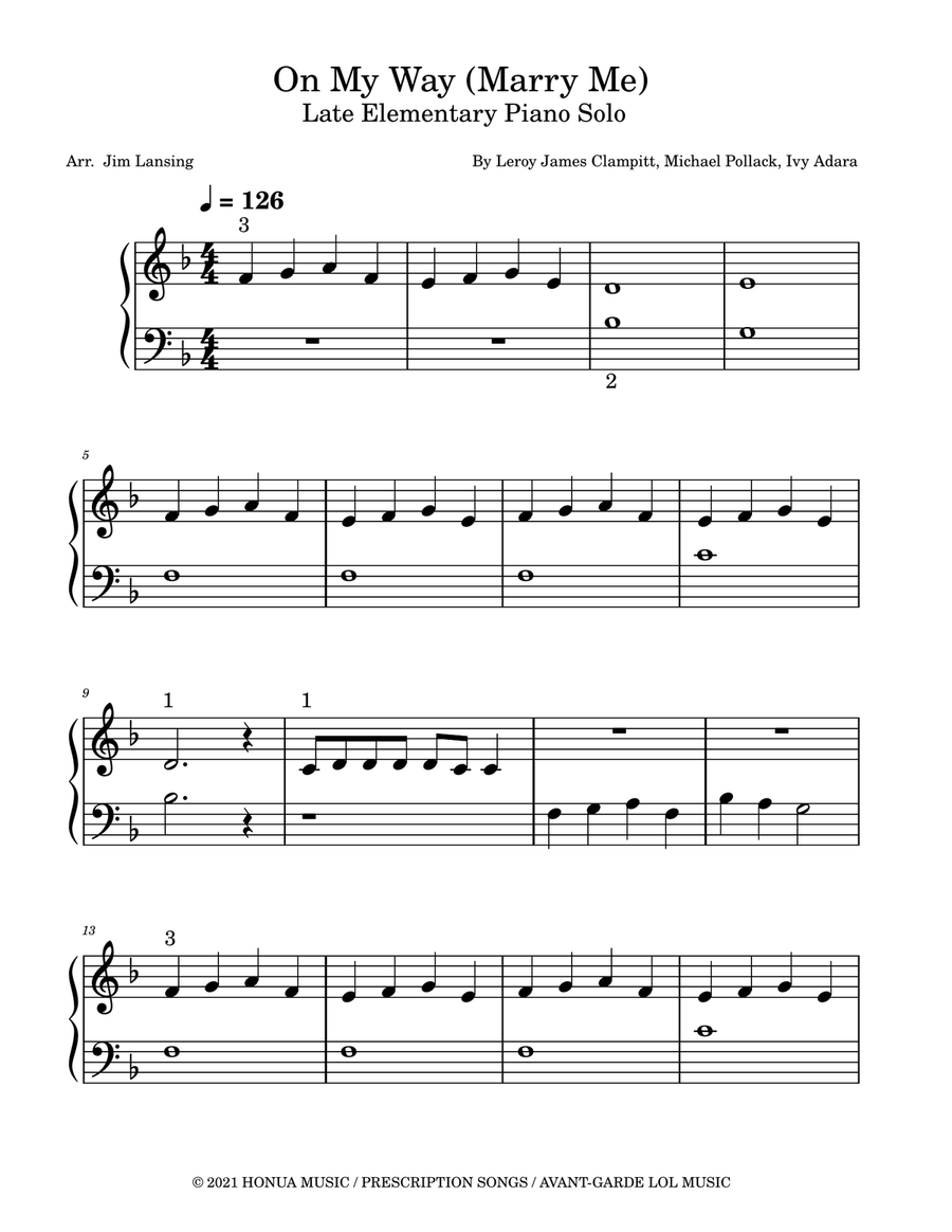 On My Way Piano Method scores gallery preview page 2