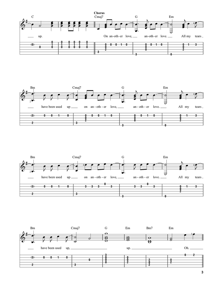 Another Love Acoustic Guitar scores gallery preview page 3
