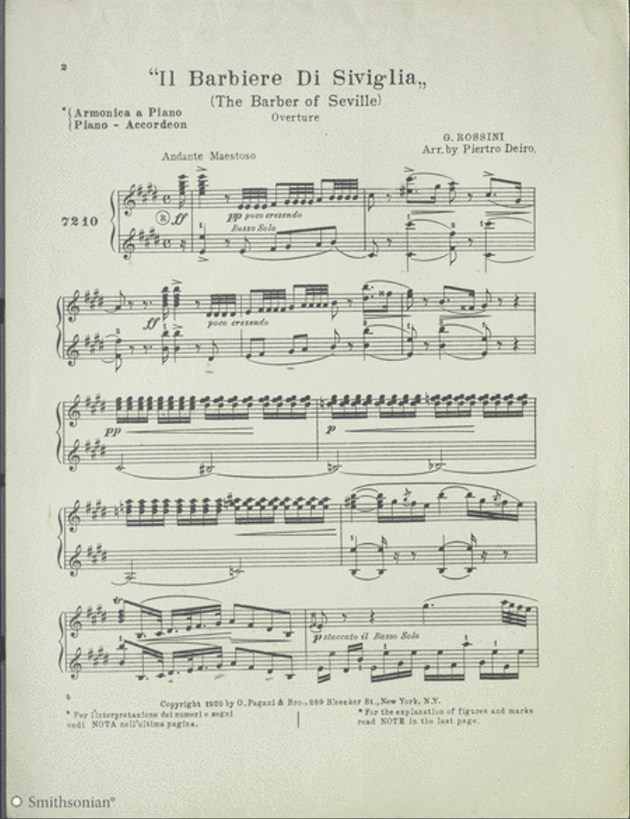 Barber of Seville Piano scores gallery preview page 2