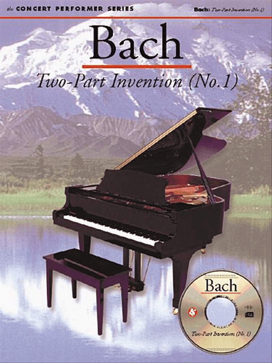 Bach: Two-Part Inventions (No. 1) Piano scores gallery preview page 1