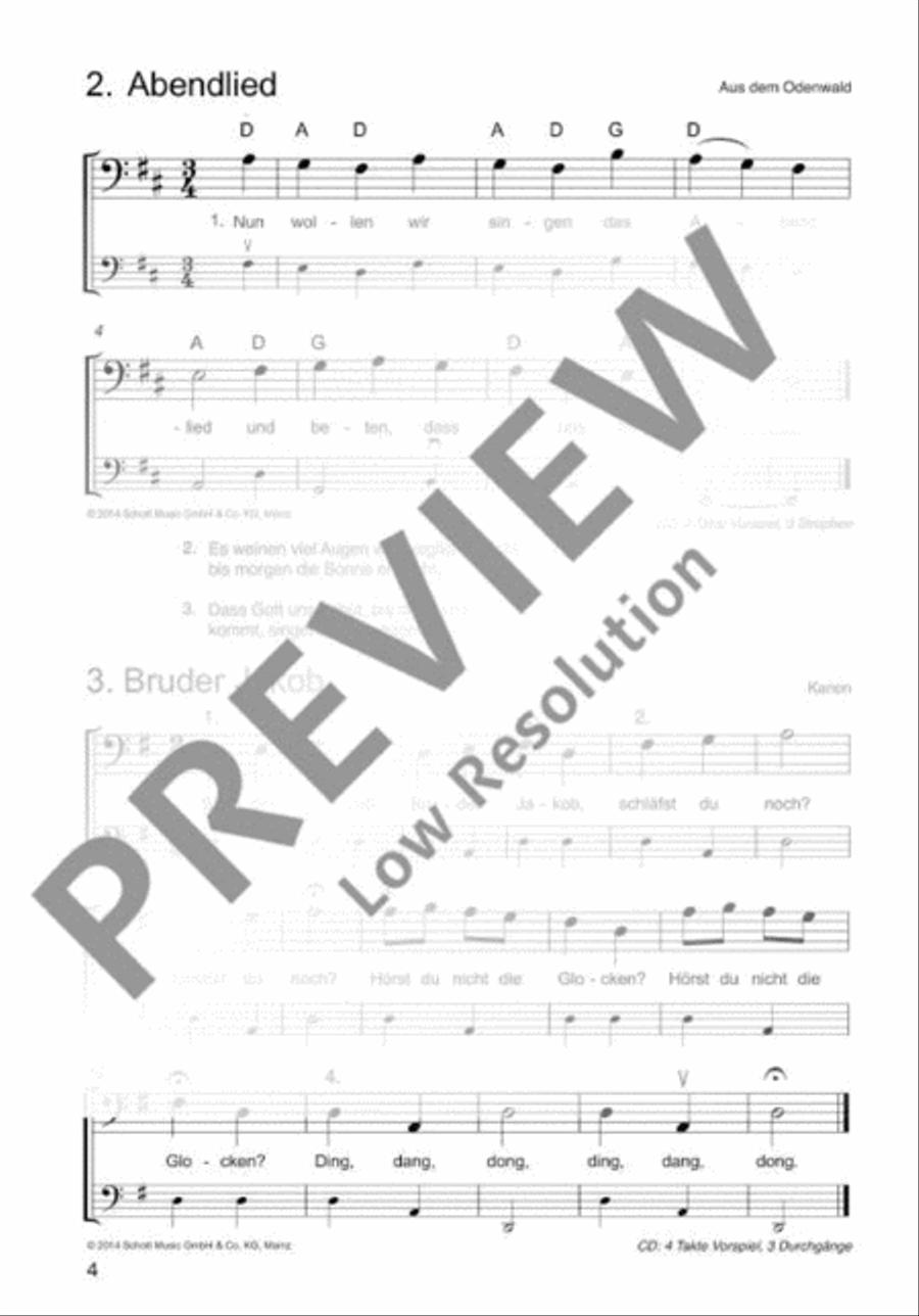 Die schönsten Volks- und Kinderlieder Cello scores gallery preview page 5