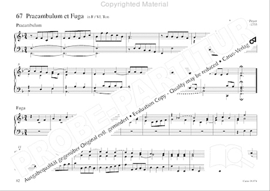 Organo pleno. Orgelstucke zum Ein- und Auszug Organ Solo scores gallery preview page 90