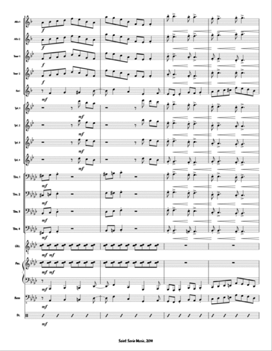 The Teller Jazz Ensemble scores gallery preview page 3
