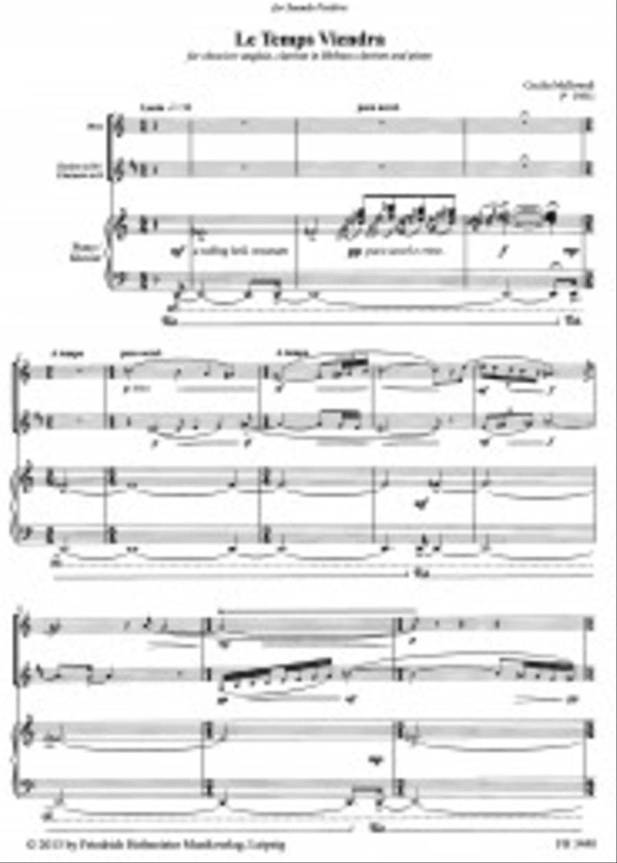 Le Temps viendra English Horn scores gallery preview page 2