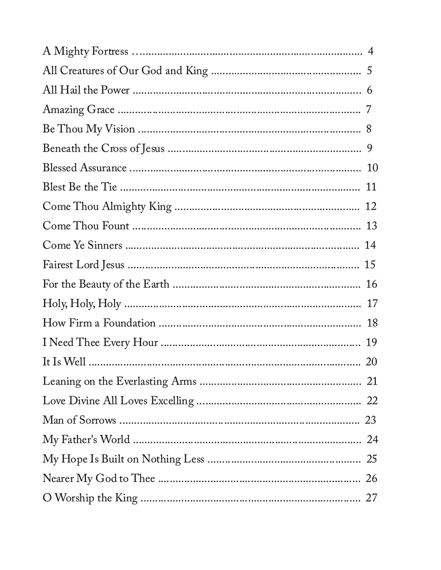 Violin Hymns for the Beginner Violin Solo scores gallery preview page 3