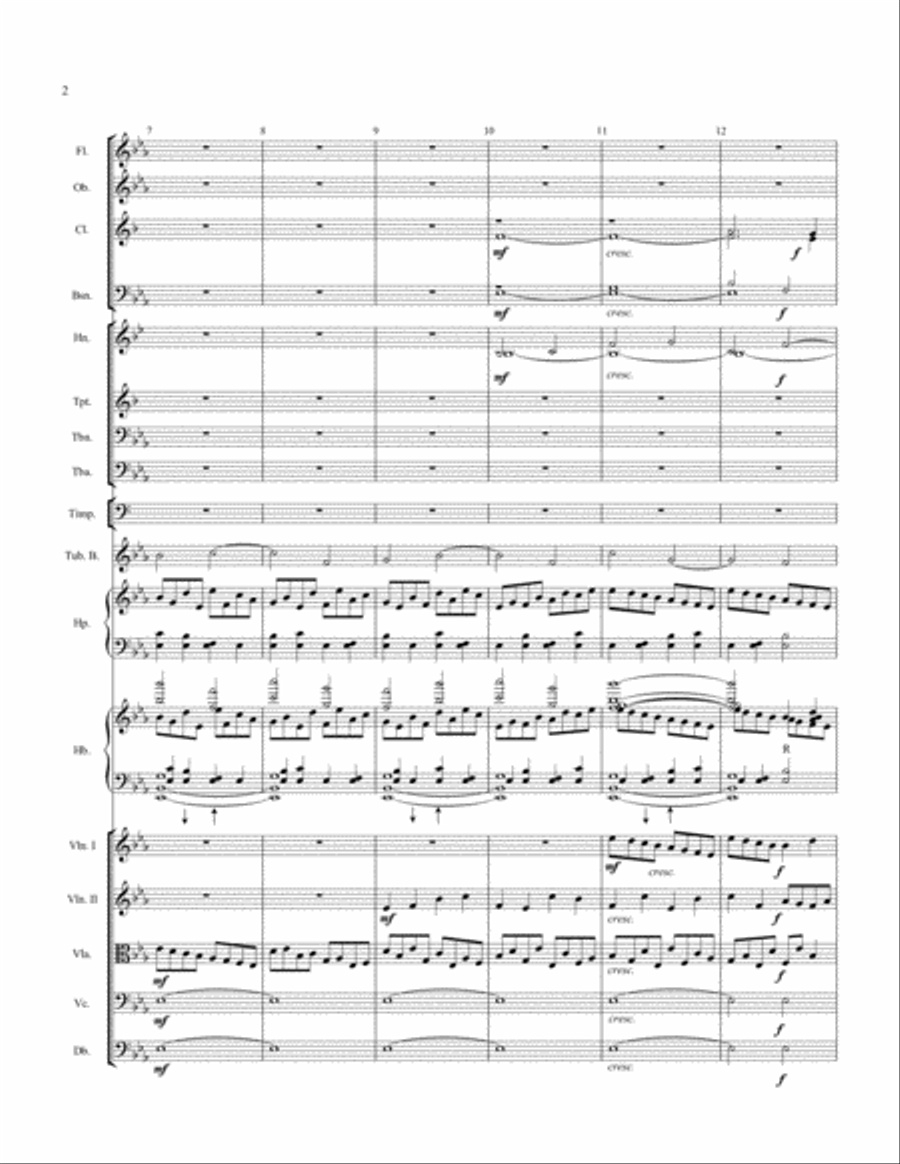 Once In Royal David's City - Orchestral Score and Parts Full Orchestra scores gallery preview page 4