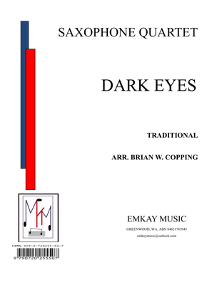 Book cover for DARK EYES – SAXOPHONE QUARTET