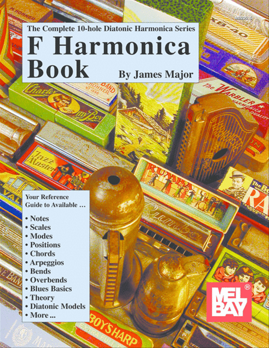 Complete 10-Hole Diatonic Harmonica Series: F Harmonica Book Harmonica scores gallery preview page 1