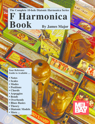 Book cover for Complete 10-Hole Diatonic Harmonica Series: F Harmonica Book