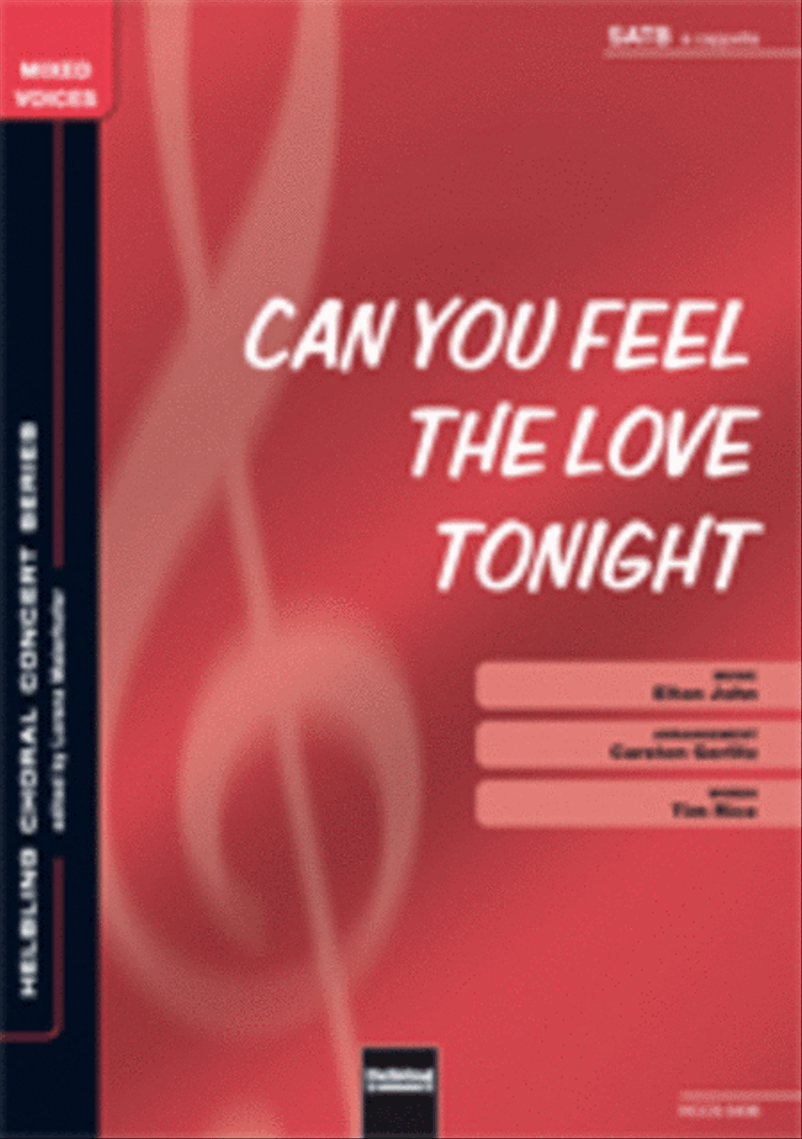 Can you feel the love tonight 4-Part scores gallery preview page 1