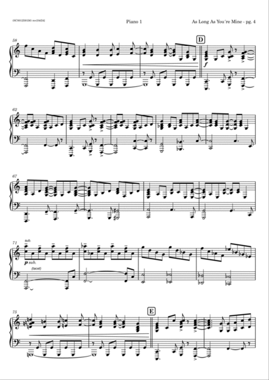 As Long As You're Mine Voice scores gallery preview page 6