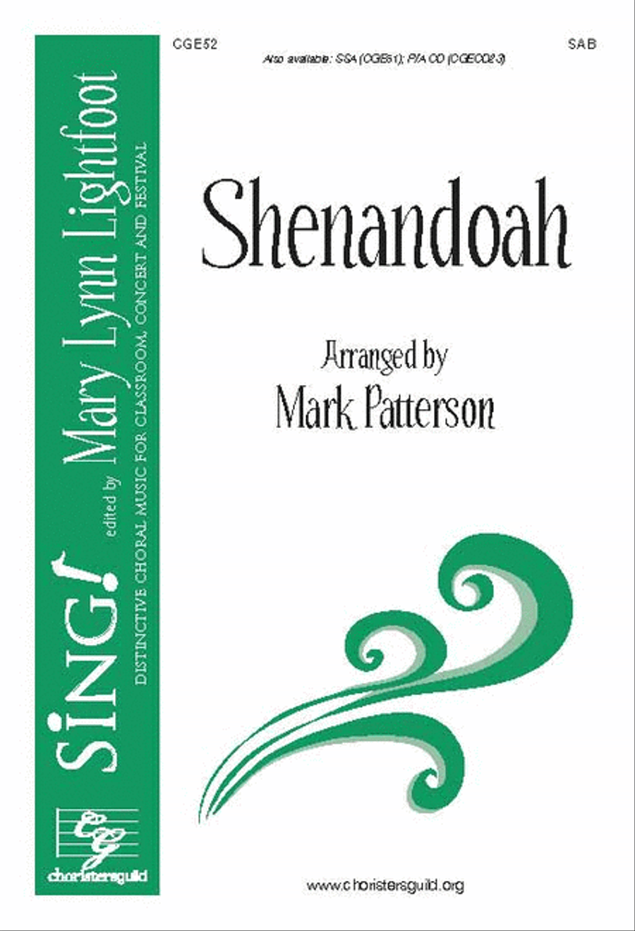 Shenandoah (SAB with opt. viola)
