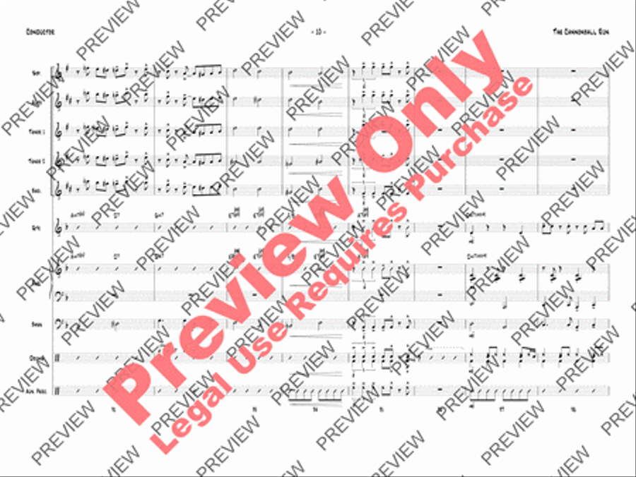 The Cannonball Run The Cannonball Run Jazz Ensemble scores gallery preview page 13