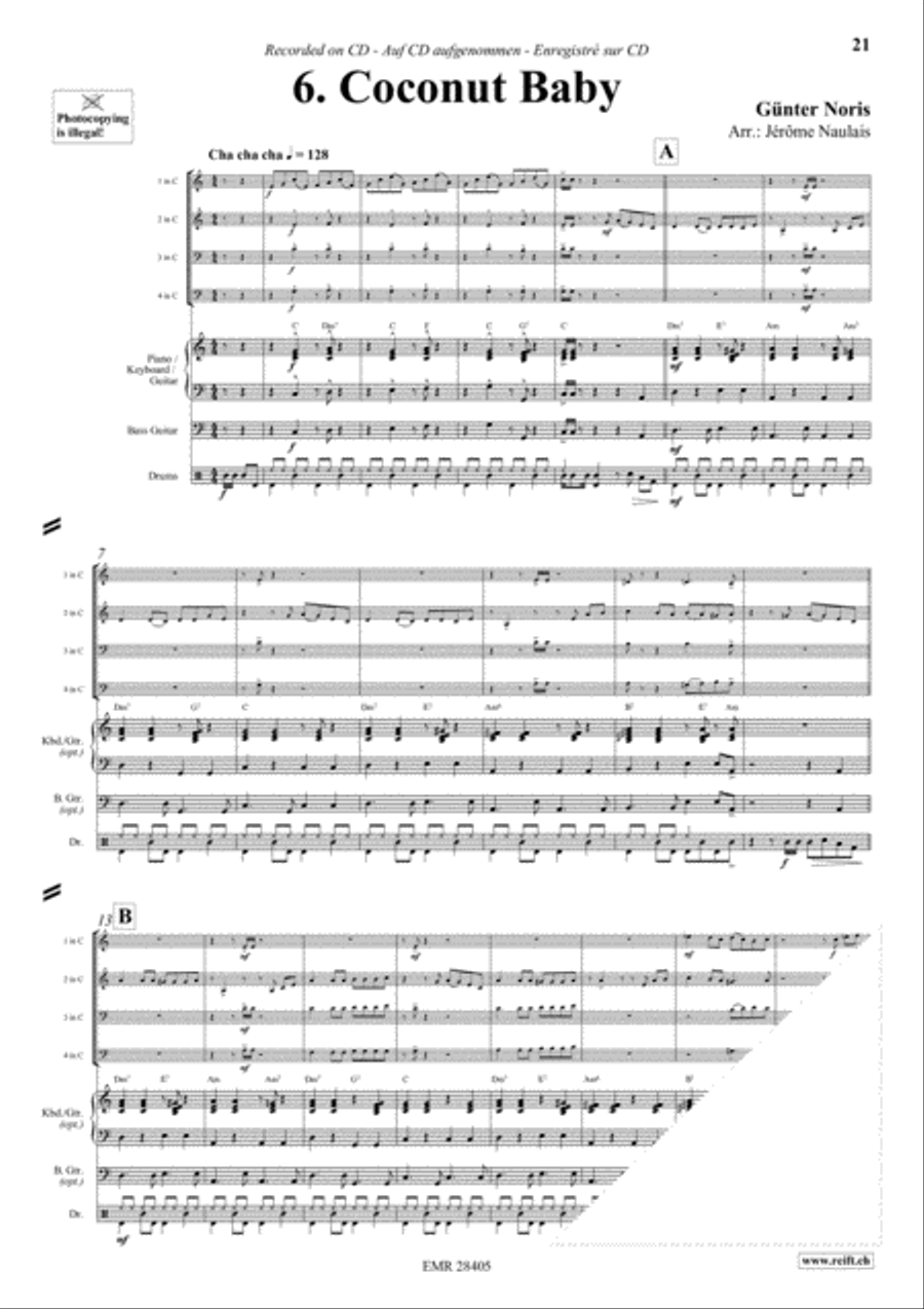 Let's Dance Volume 1 Let's Dance Volume 1 Brass Ensemble scores gallery preview page 8