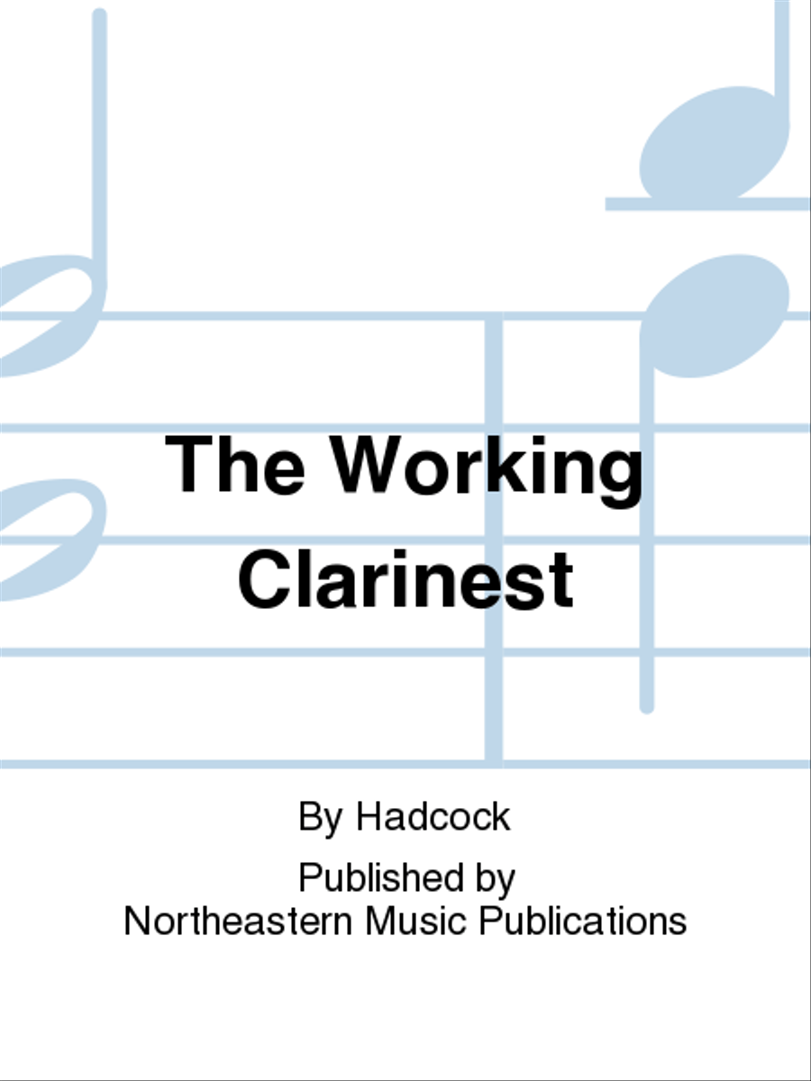 The Working Clarinest Clarinet Solo scores gallery preview page 1