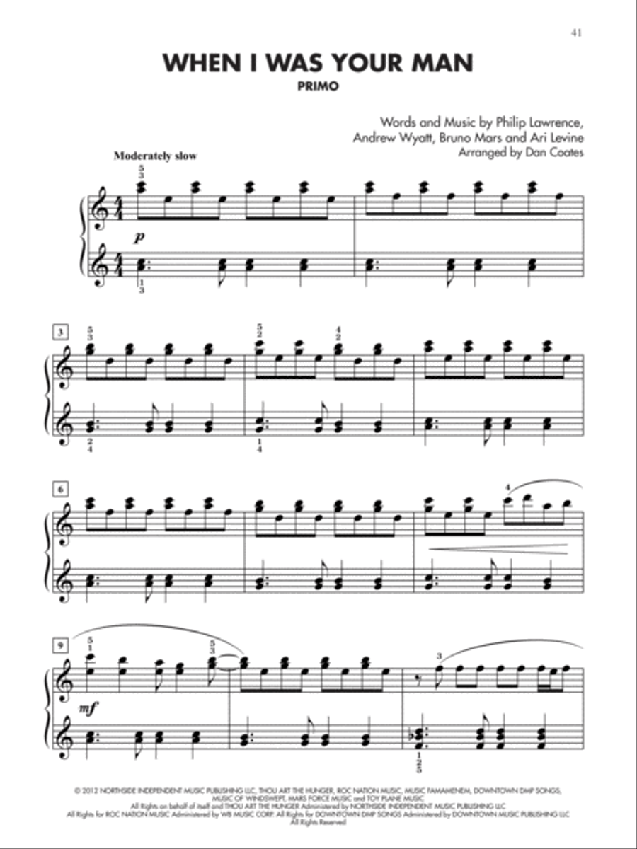 Current Hits for Two 1-3 (Value Pack) Piano Solo scores gallery preview page 25