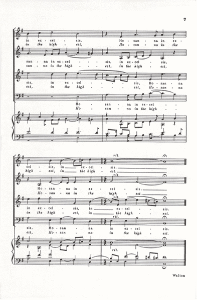 Sanctus (from Mass for Four Voices)