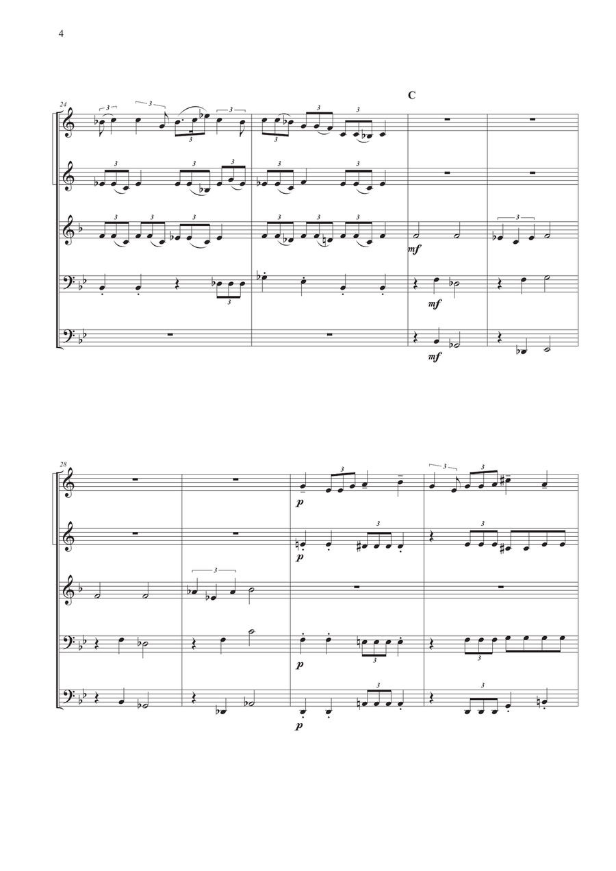 How To Train Your Dragon Brass Ensemble scores gallery preview page 4