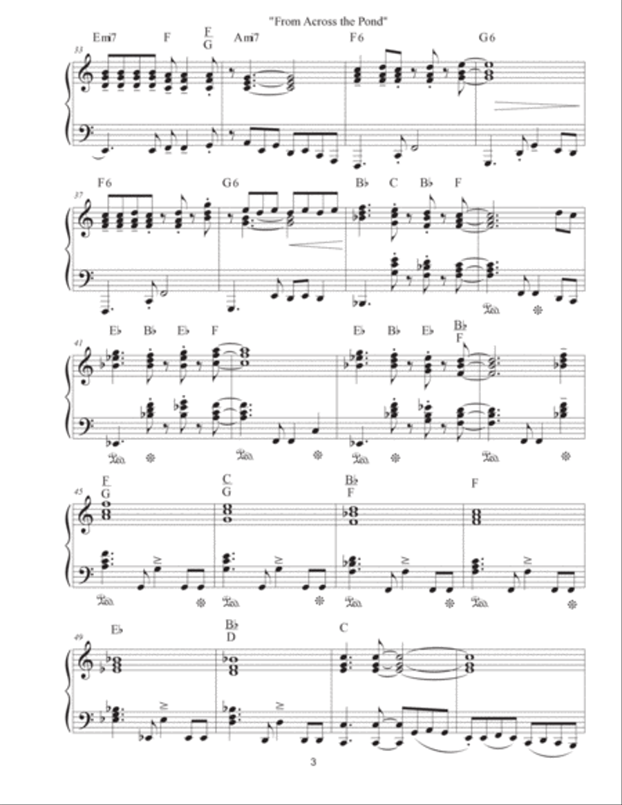 From Across the Pond - Etude #2 Piano Method scores gallery preview page 3