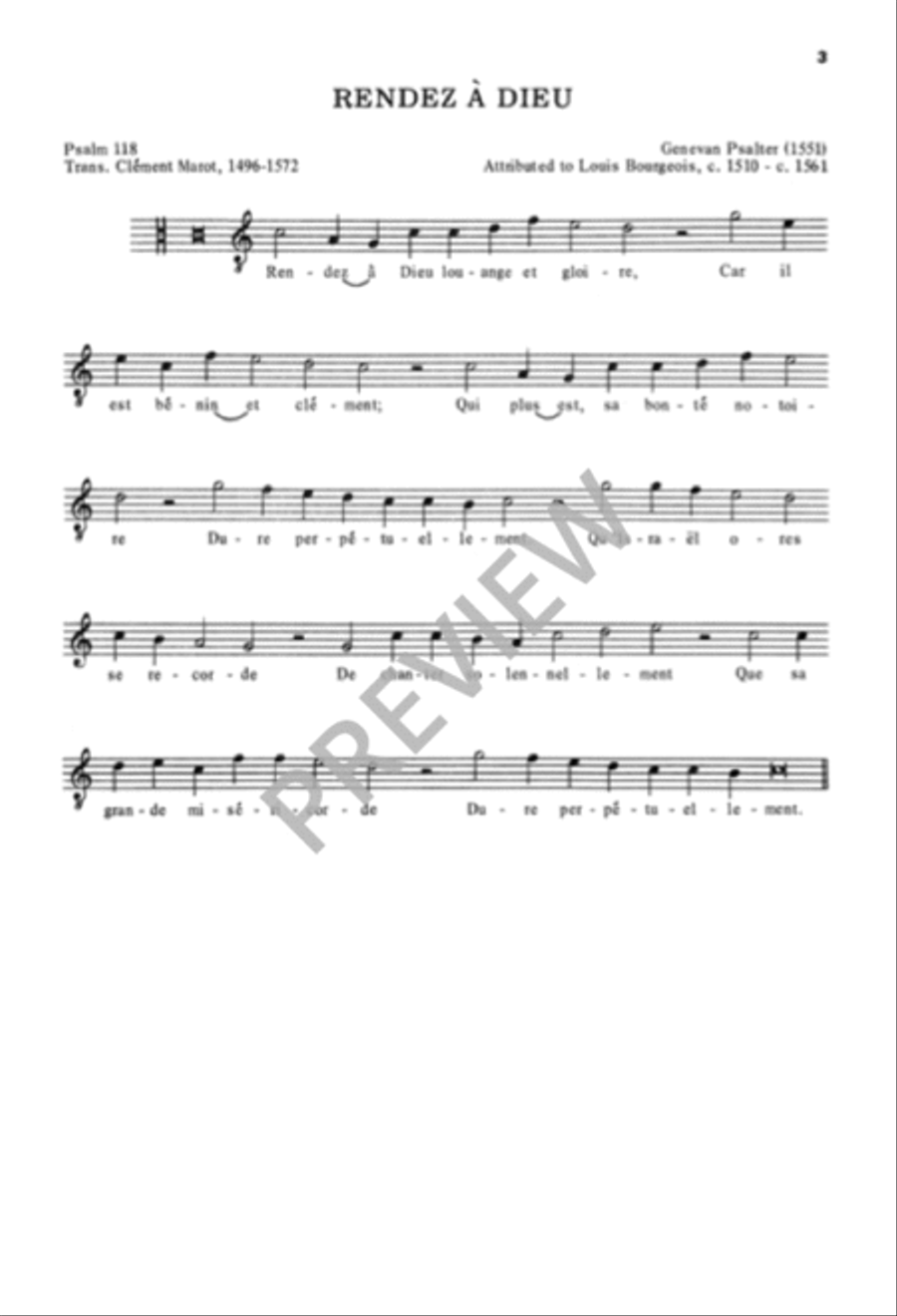 Rendez à Dieu / Father We Thank Thee 4-Part scores gallery preview page 4