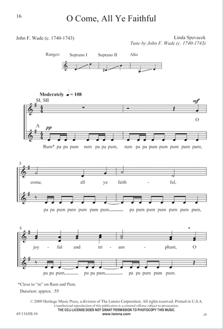 A-Caroling We Go! A-Caroling We Go! SSA scores gallery preview page 16
