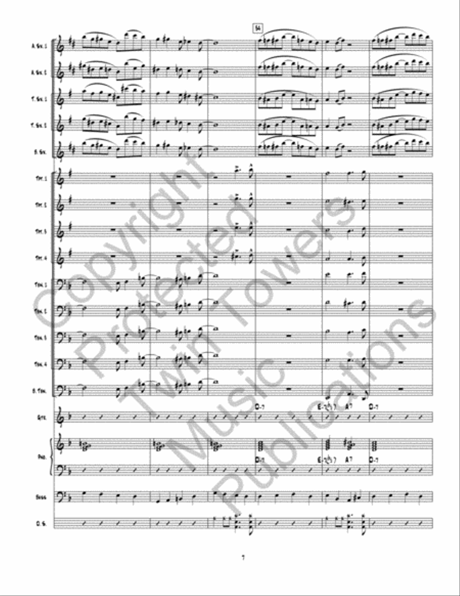 Sink Or Swim Sink Or Swim Jazz Ensemble scores gallery preview page 8
