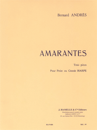 Book cover for Amarantes (harp Solo)