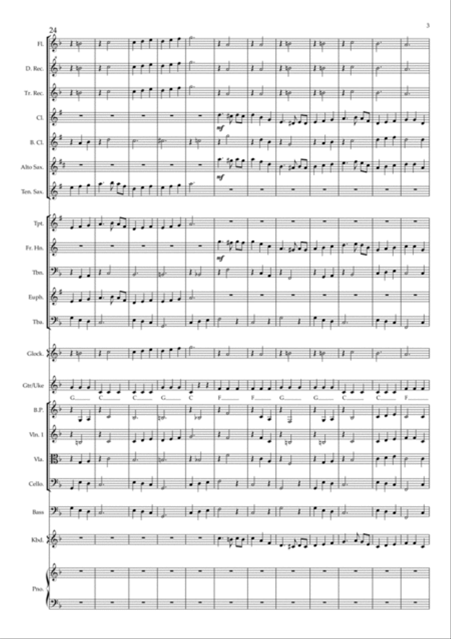 Oom-pah-pah Large Ensemble scores gallery preview page 3