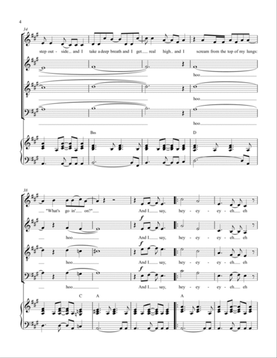 What's Up 4-Part scores gallery preview page 4