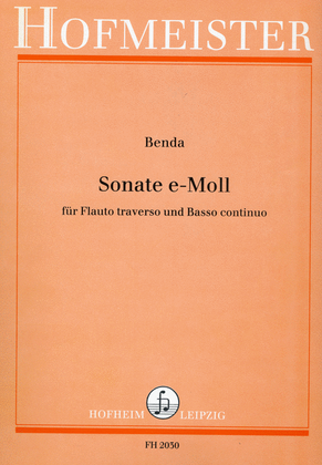 Sonate e-Moll