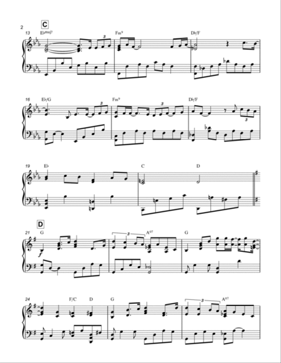 Afterglow Piano Solo scores gallery preview page 2