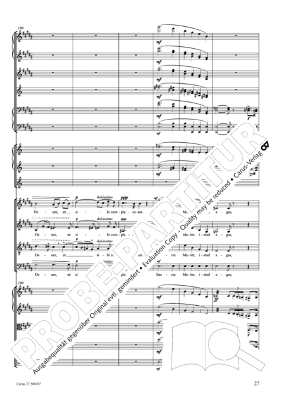 Quattro pezzi sacri Orchestra scores gallery preview page 28