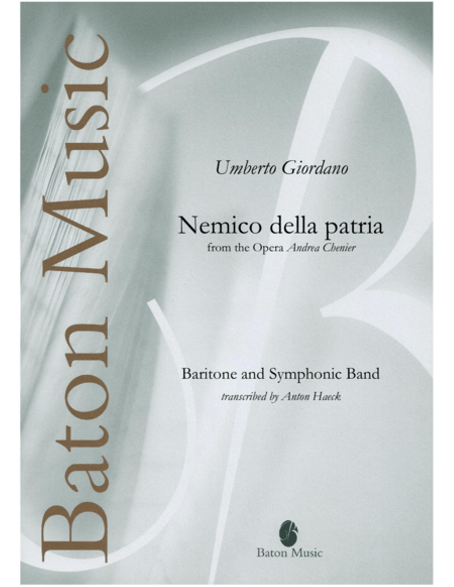 Nemico della patria Concert Band scores gallery preview page 1