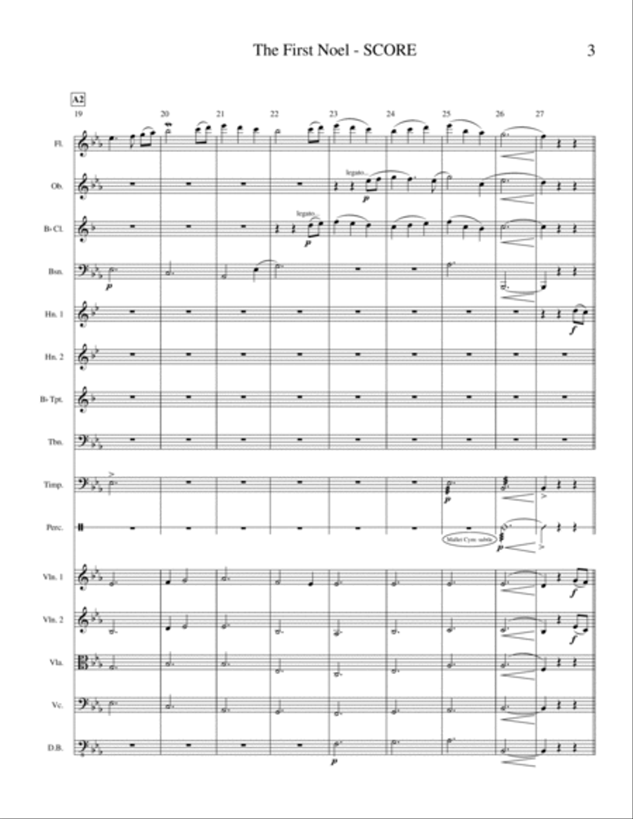 The First Noel (Orchestra) Full Orchestra scores gallery preview page 4