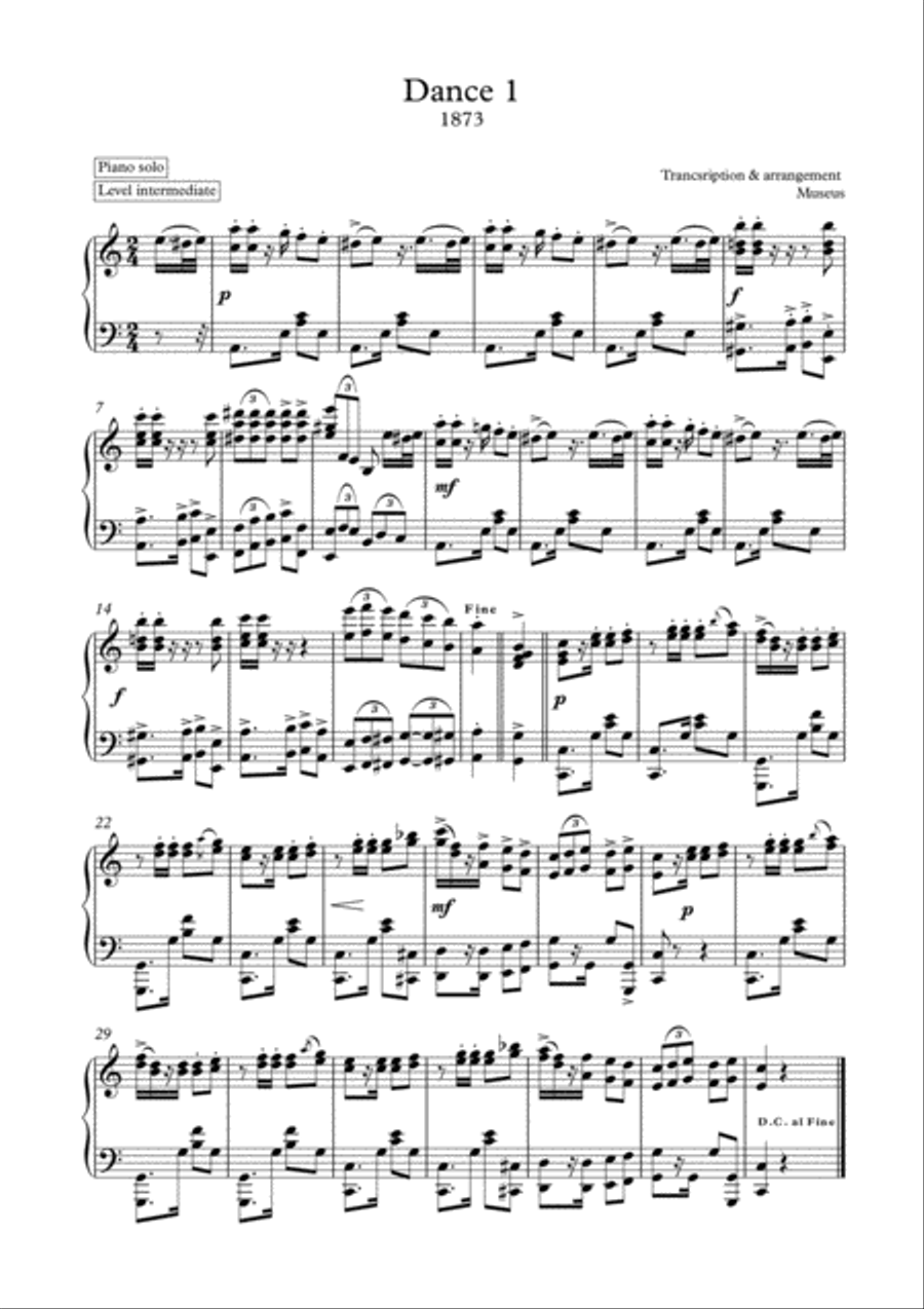 Melodic, rhythmic, short Cuban Piano solos Piano Solo scores gallery preview page 2