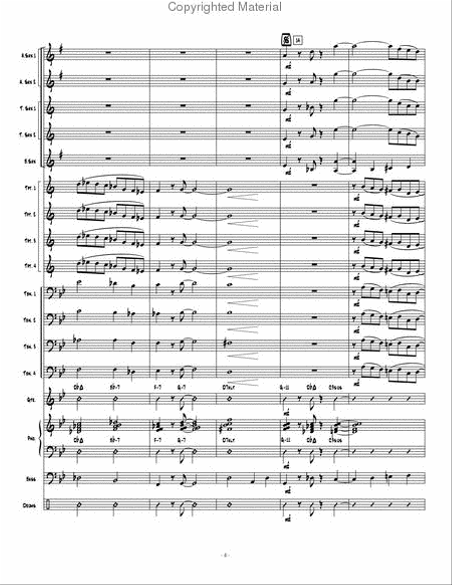 Rubaswing Jazz Ensemble scores gallery preview page 5