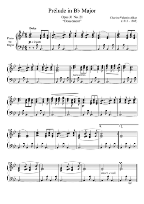 Prelude Opus 31 No. 21 in Bb Major