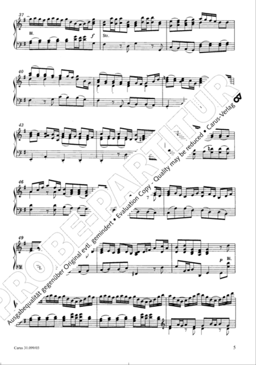 Whatever God ordains is right (Was Gott tut, das ist wohlgetan) 4-Part scores gallery preview page 6